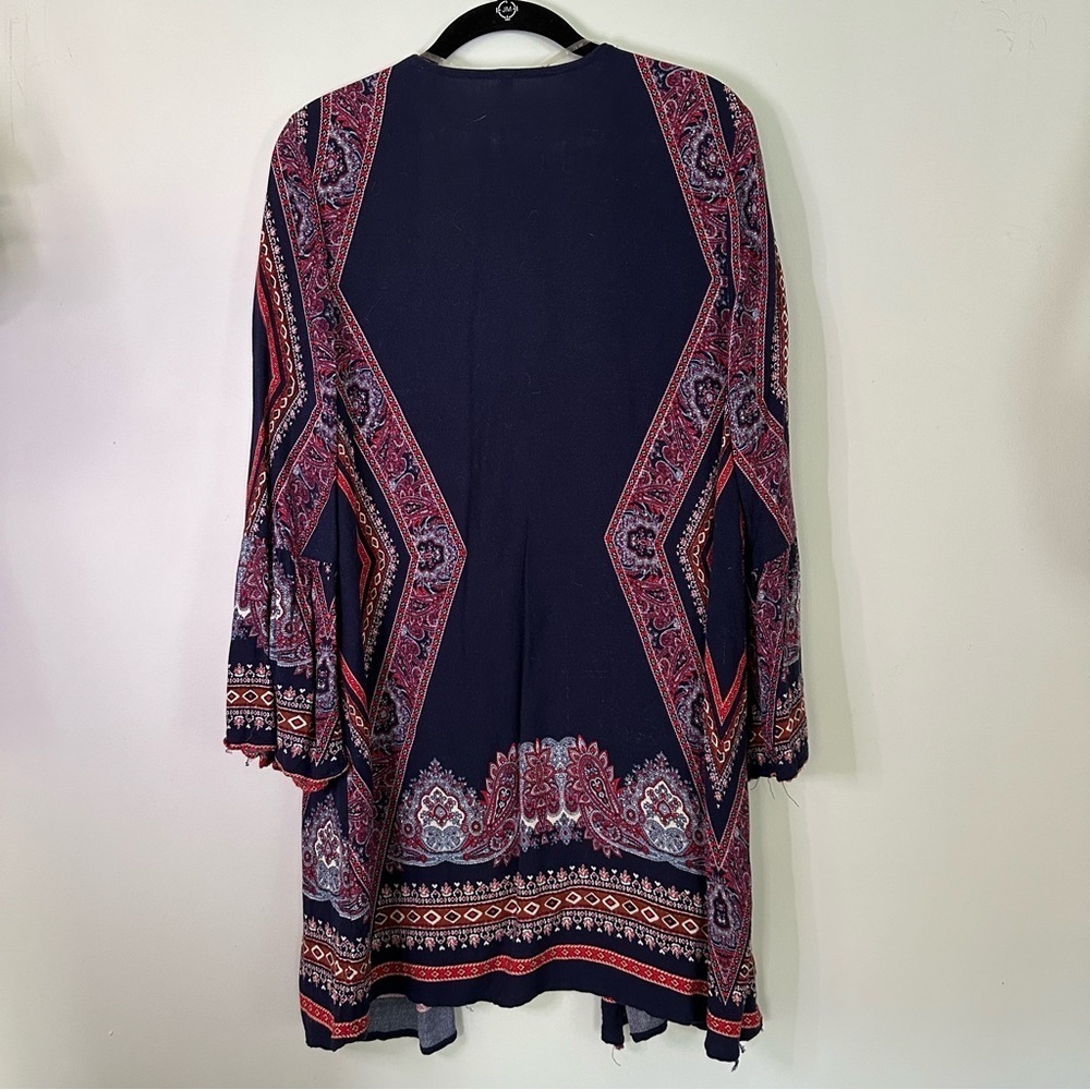 Paisley Lightweight Flounce Kimono - Picture 9 of 13
